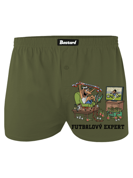 Futbalový expert pánske trenky Khaki