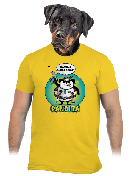 Pandita pánske tričko Gold