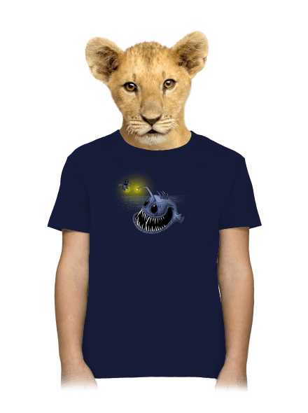 Svetlo môjho srdca detské tričko Navy