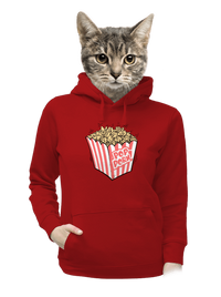 dámska mikina klokanka