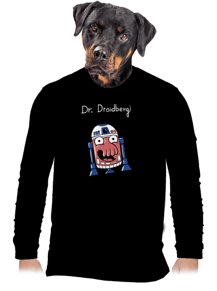 Dr. Droidberg pánske dlhý rukáv Black