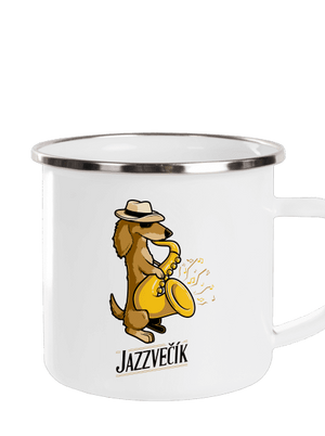 Jazzvečík plecháčik White