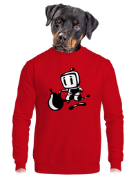 unisex mikina bez kapucne