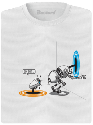 Portal dámske športové tričko White