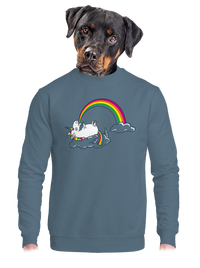 unisex mikina bez kapucne