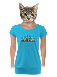 dámske tričko s lemom