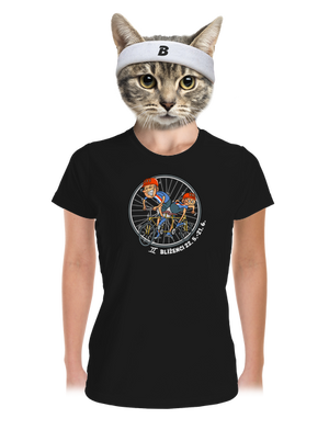 Cyklistický horoskop: Blíženci dámske športové tričko Black