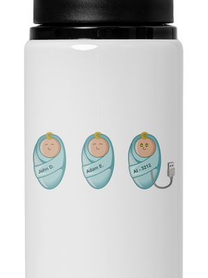 AI baby flaša na vodu White