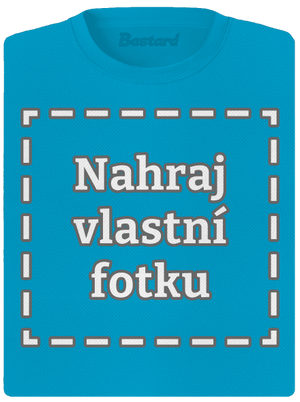 Vlastná potlač dámske športové tričko Blue Atol