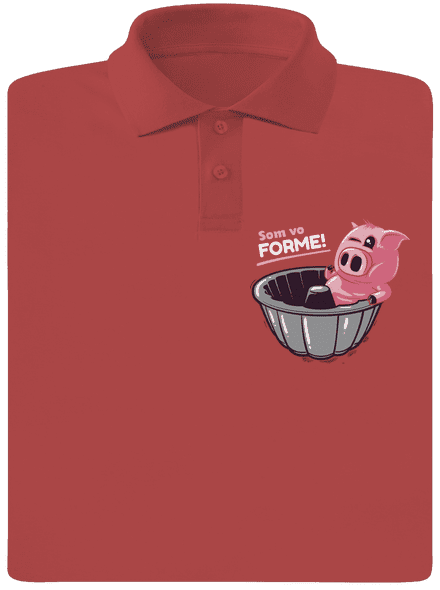 Vo forme pánska polokošeľa Burgundy