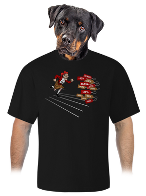 Zľavy! unisex tričko oversized Black