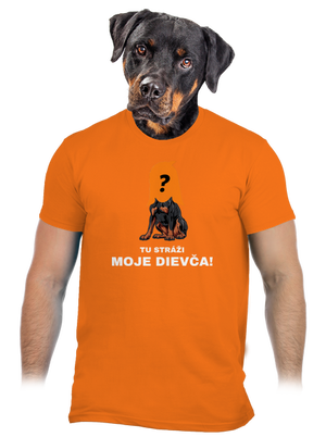 Tu strážim ja pánske tričko Orange