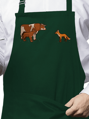 Vůl, pes a vulpes zástera Bottle Green