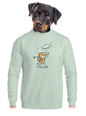 Čiapka unisex mikina bez kapucne Blush Mint