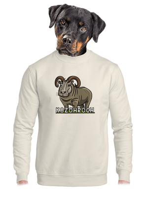 unisex mikina bez kapucne