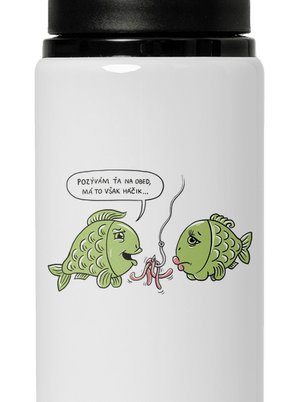 Háčik flaša na vodu White