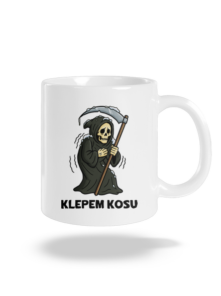 Klepem kosu klasický hrnček White