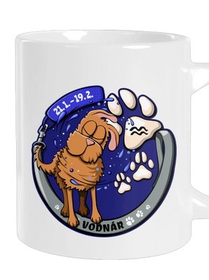 Psí horoskop: Vodnár veľký hrnček White