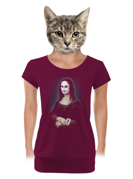 Mona Joker Lisa dámske tričko s lemom Rhododendron