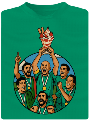 Pohár detské športové tričko Kelly Green Mal