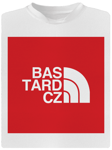 Bastard v outdoore detské športové tričko White