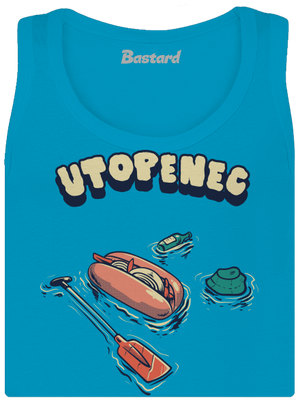 Utopenec dámske tielko klasické Blue Atol