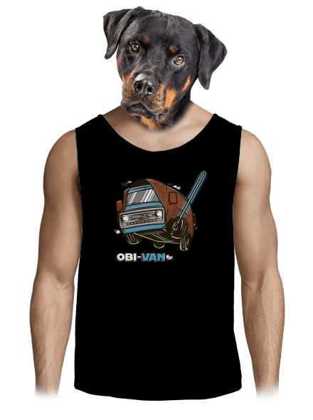 Obi Van pánske tielko Black