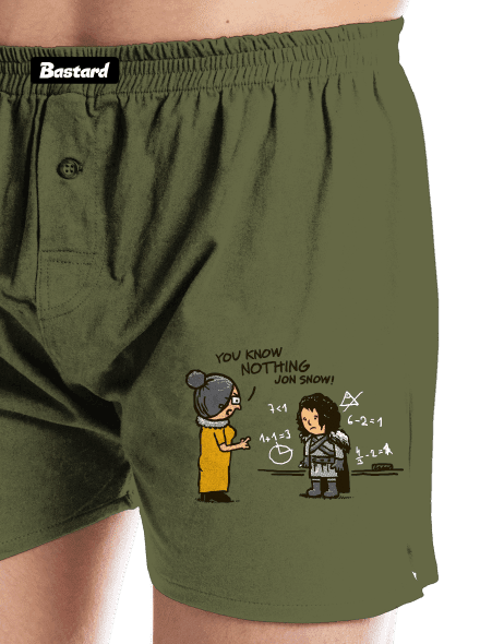 You Know Nothing pánske trenky Khaki