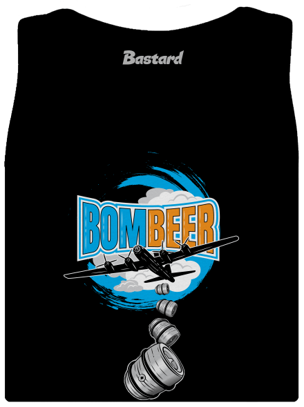 BomBeer dámske tielko klasické Black