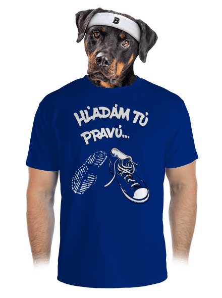 Hľadám tú pravú pánske športové tričko Royal Blue Mal