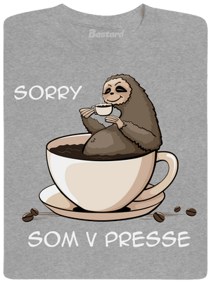 V presse pánske tričko Sport Grey