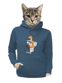 dámska mikina klokanka