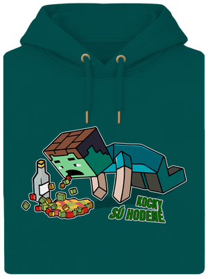 Kocky sú hodené unisex mikina premium Emerald Green