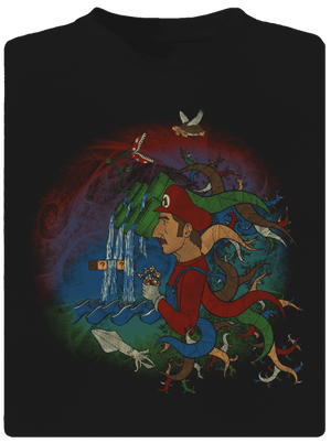 Marios Trip detské športové tričko Black