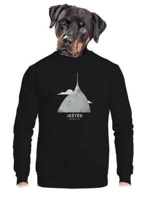 unisex mikina bez kapucne