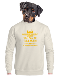 unisex mikina bez kapucne