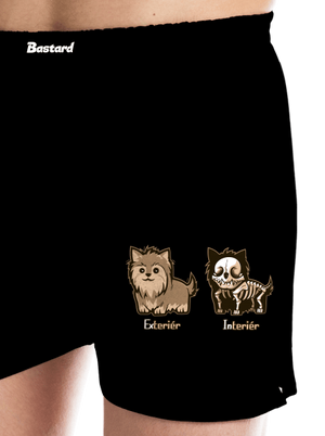 Teriér pánske trenky Black