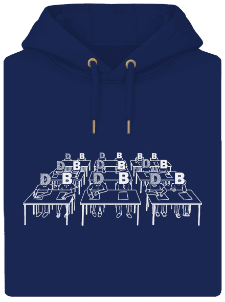 Cimrman: Debil, blbeček unisex mikina premium Navy