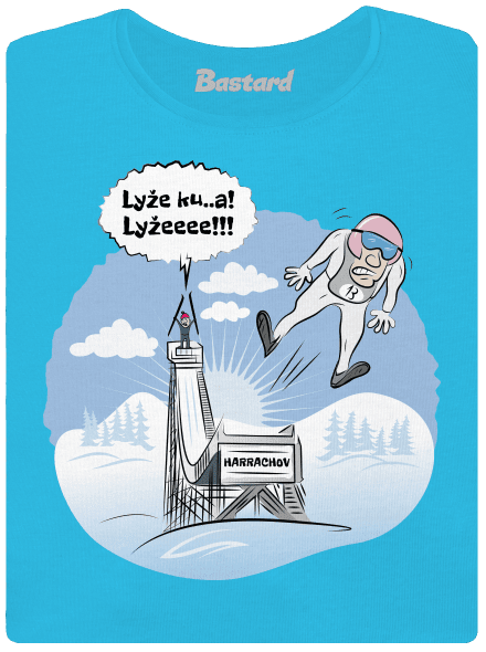 Lyže dámske tričko Blue Atol