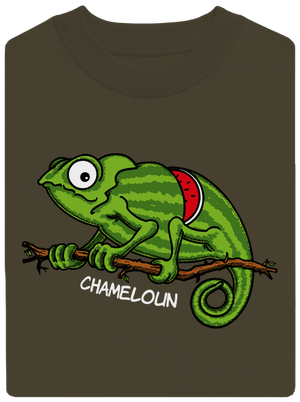 Chameloun unisex mikina bez kapucne Urban Khaki