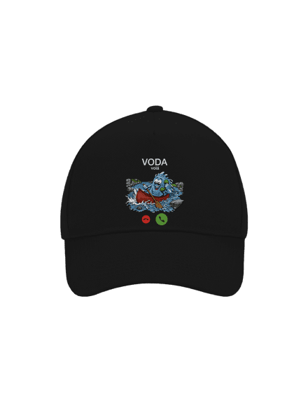 Voda volá šiltovka baseballka Black