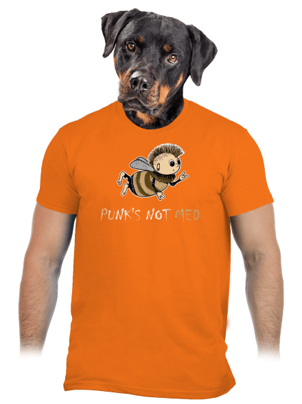 Punks Not Med pánske tričko Orange