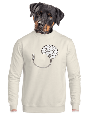 unisex mikina bez kapucne