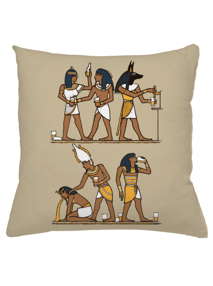 Egyptská párty vankúš Beige