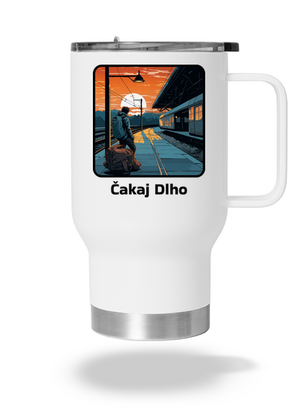Čakaj dlho termohrnček White