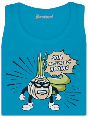 Antivirový hrdina dámske tielko klasické Blue Atol