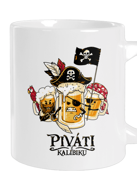 Piváti z Karibiku veľký hrnček White