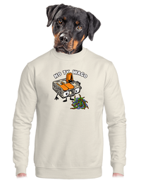 unisex mikina bez kapucne