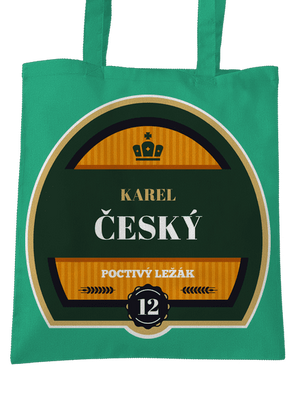 Pivná etiketa taška Mint