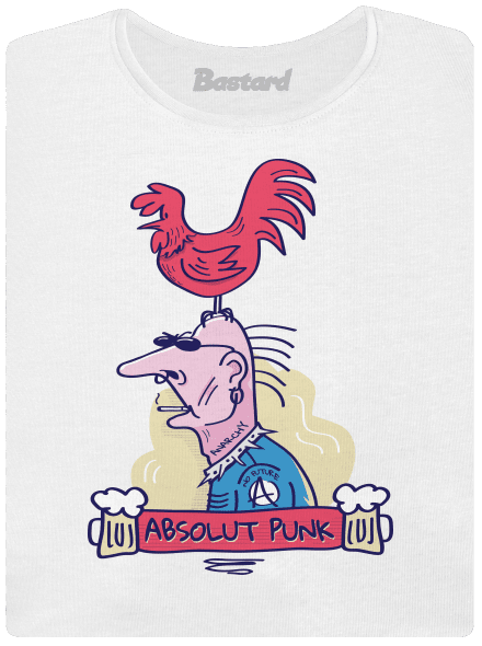 Absolut Punk dámske tričko s lemom White
